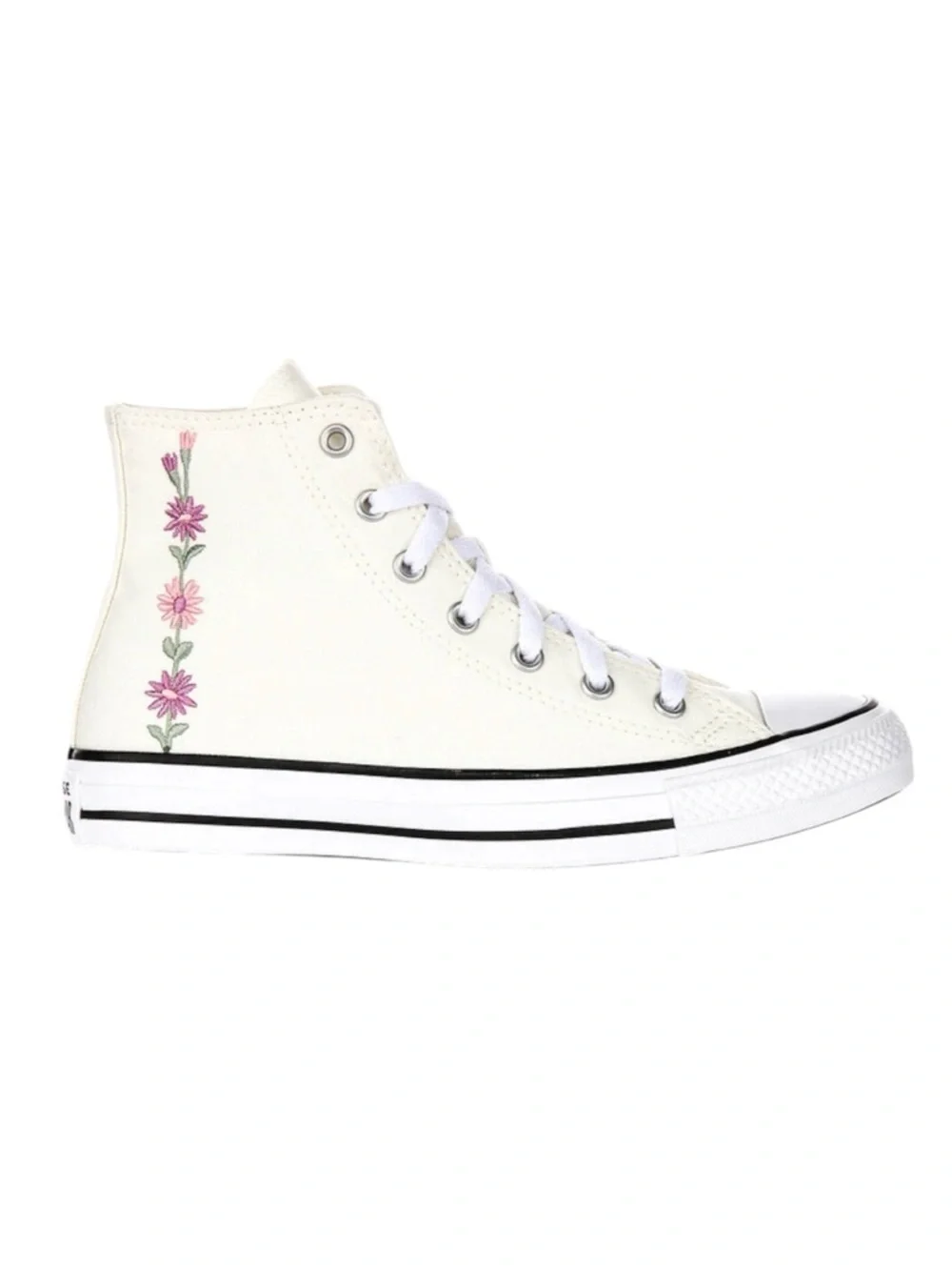 CONVERSE CHUCK TAYLOR ALL STAR A11774C IN WHITE PINK FLOWER